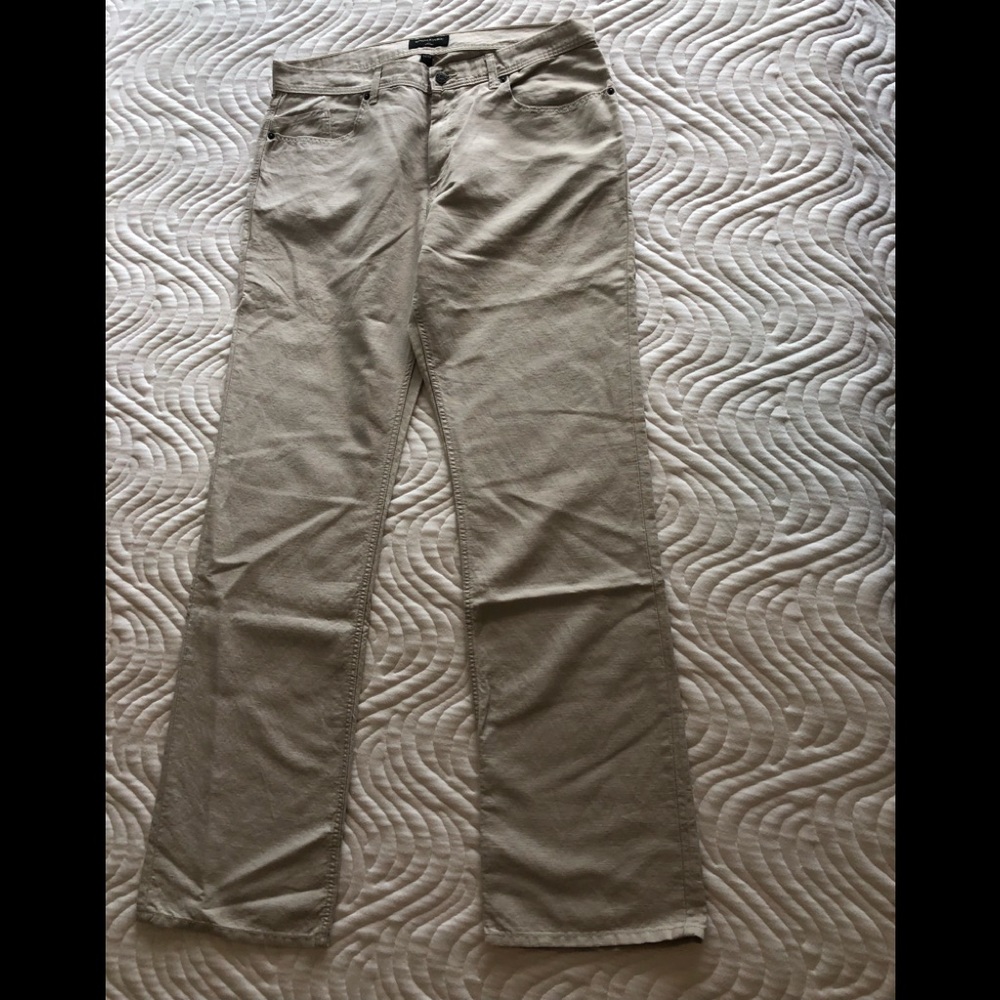Men’s linen blend pant